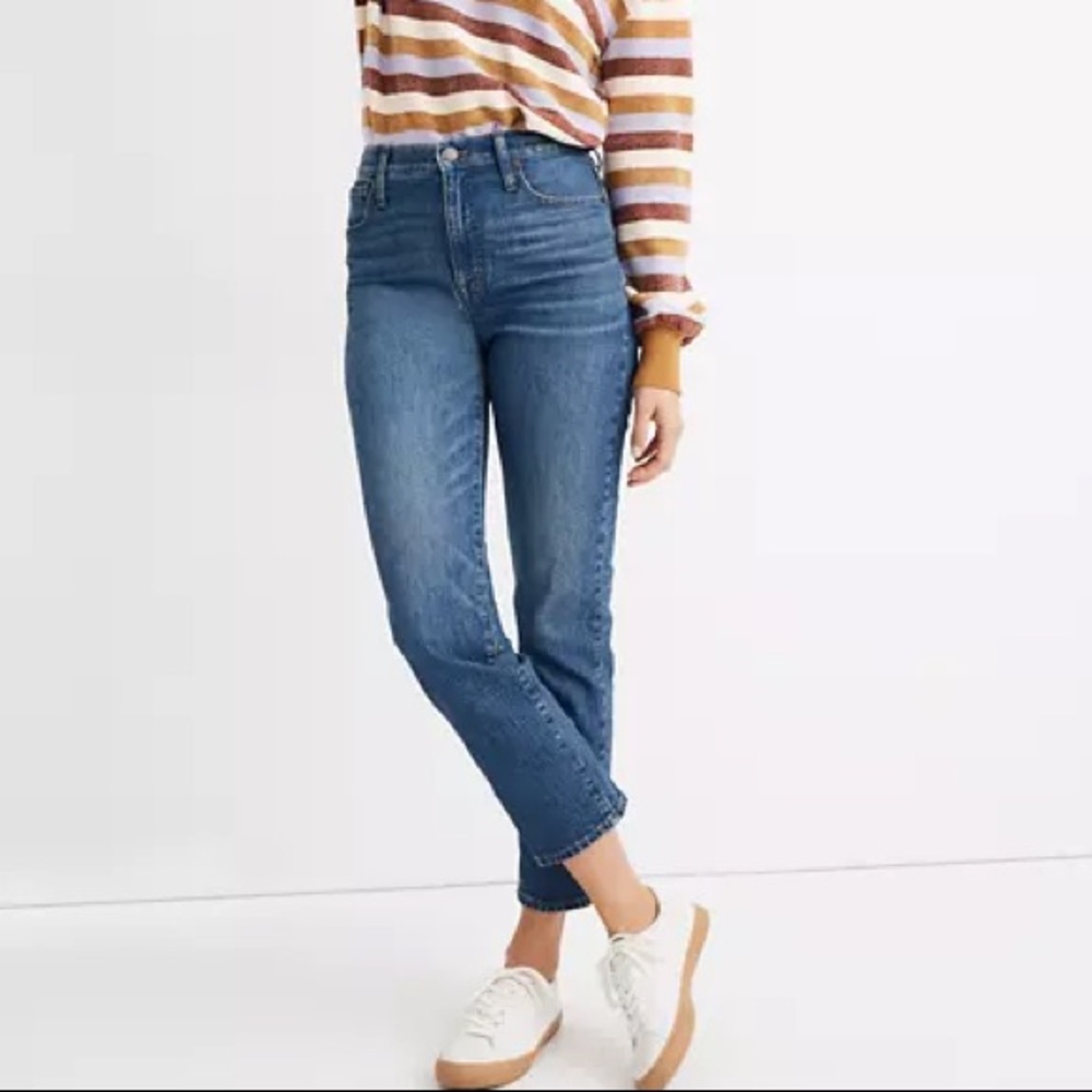 Madewell classic straight jeans